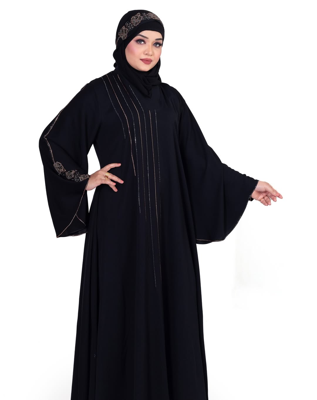 Beautiful Pintex Straight Abaya